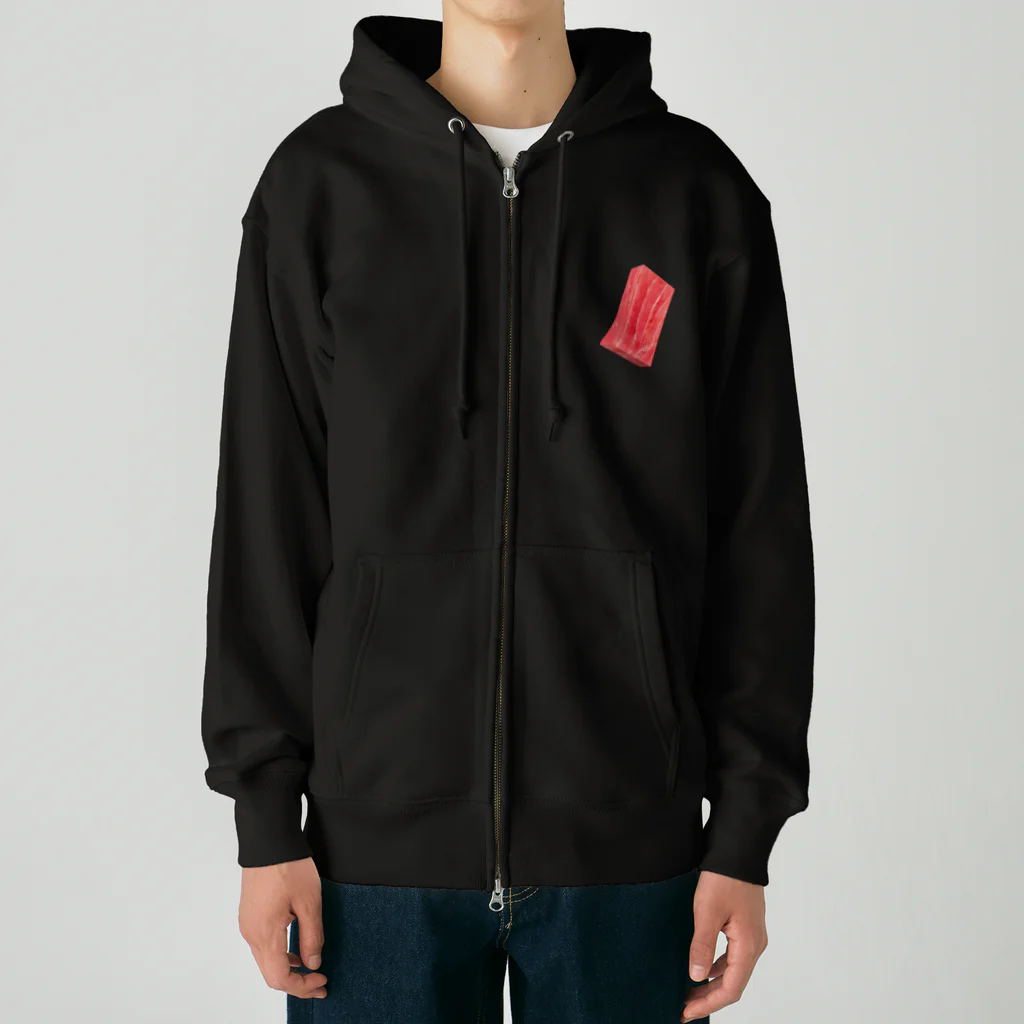 LONESOME TYPE ススの日本ではしばしば魚を生で食べる（まぐろ） Heavyweight Zip Hoodie