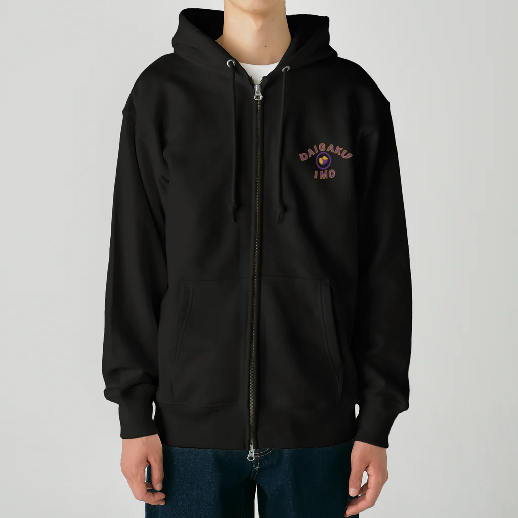 kuro-fukuのDAIGAKUIMO Heavyweight Zip Hoodie