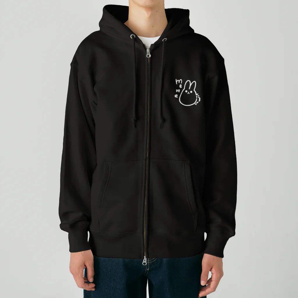 nagiのうさぎのmeme Heavyweight Zip Hoodie