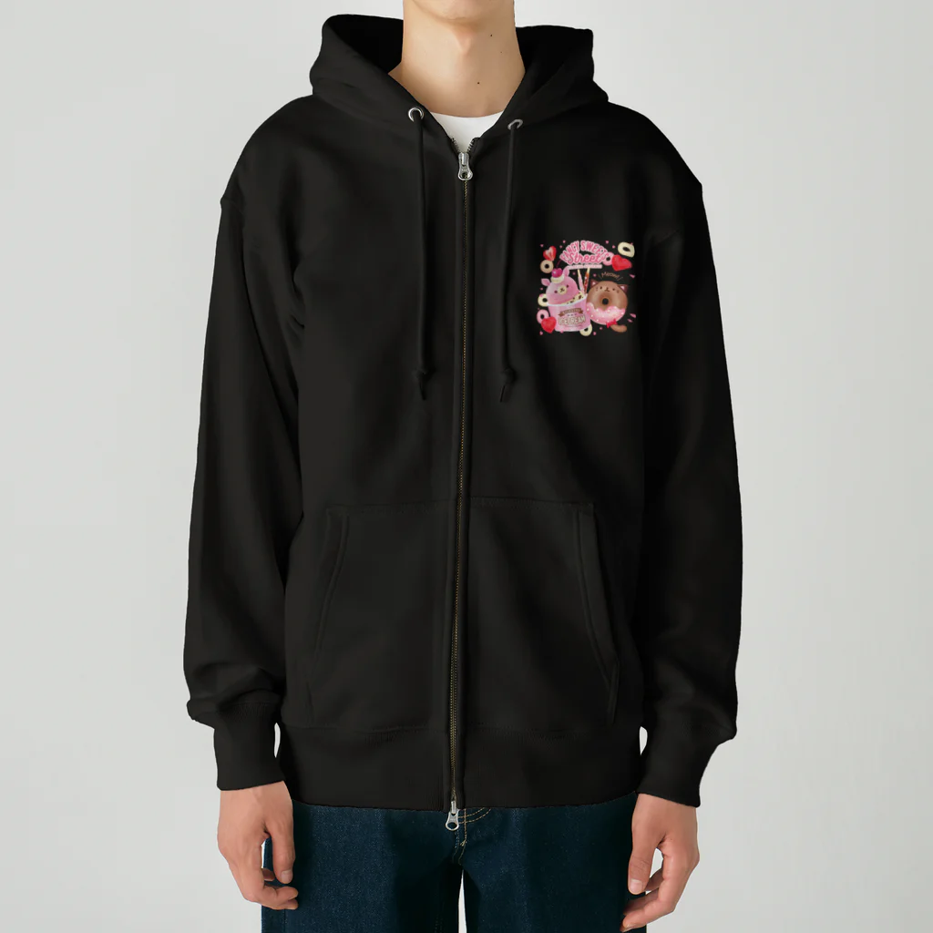 キラロマのFancy Sweets Street No.01 Heavyweight Zip Hoodie