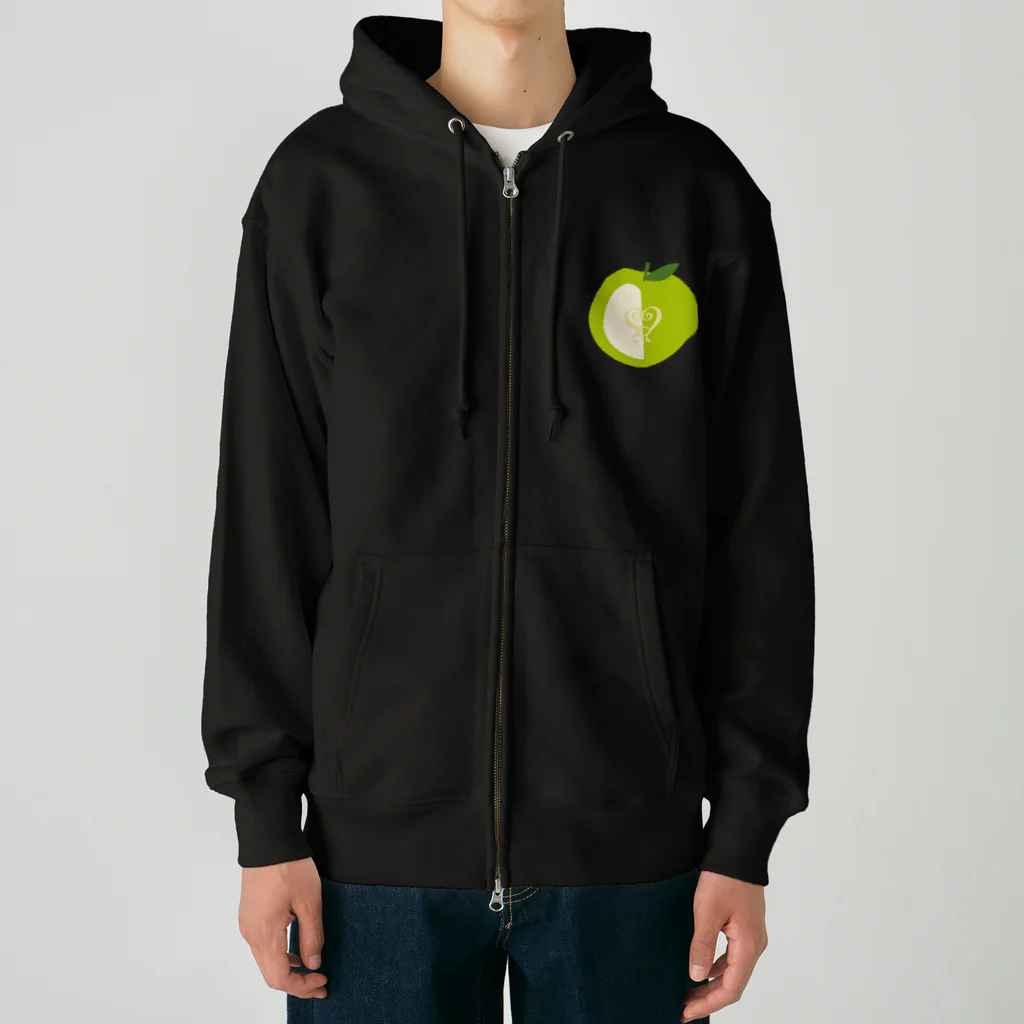 Atelier Pomme verte の青りんご's Heavyweight Zip Hoodie