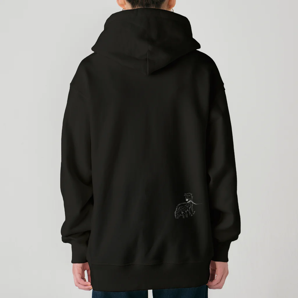 3iPad 1HUAWEIのボルゾイ（●ホワイト） Heavyweight Zip Hoodie