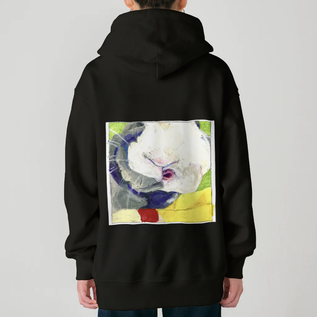 Rainy_Rainyのドアップうさぎ Heavyweight Zip Hoodie