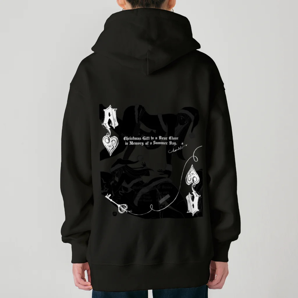 loveclonesのBLACK SANTA 03 Obscure Desire ブラックサンタ ネガver. Heavyweight Zip Hoodie