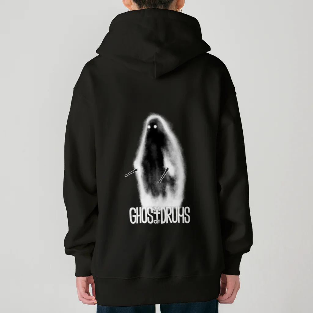 GHOSTOFDRUMSのGHOST ZIP HOODIE ヘビーウェイトジップパーカー