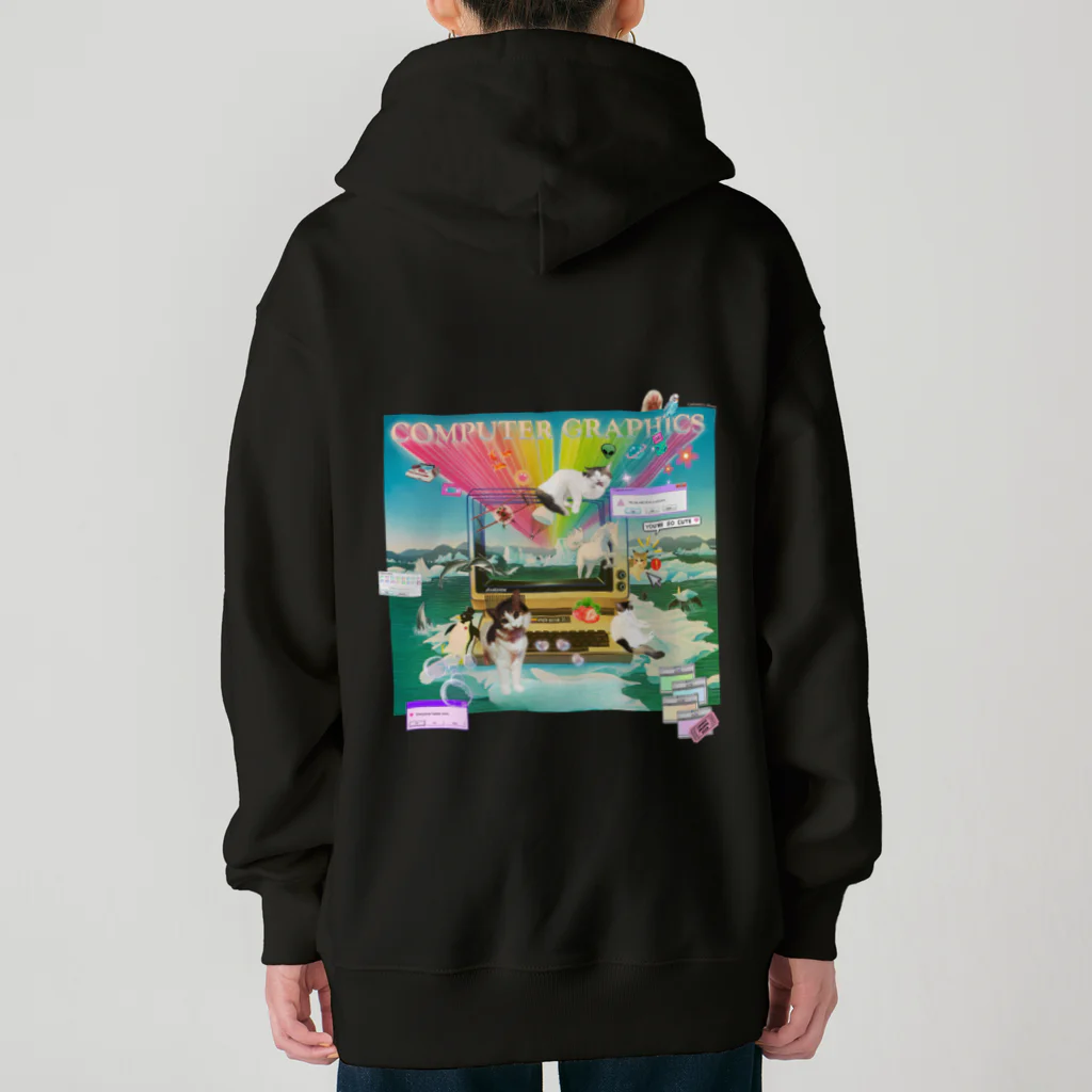 𝙈𝙊𝙈𝙊'𝙨 𝙎𝙝𝙤𝙥の#Computer graphics 2023 Heavyweight Zip Hoodie