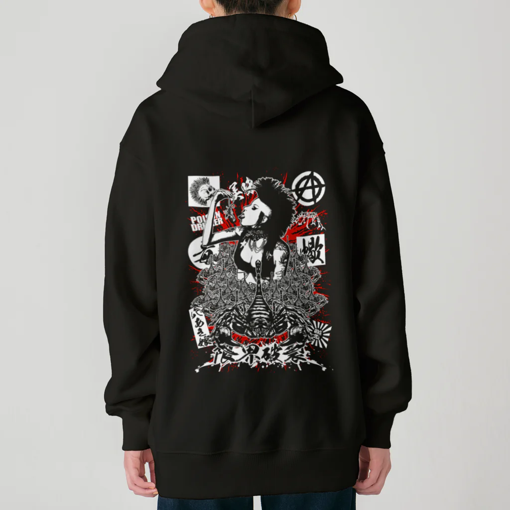 限界破裂 ExplosionLimitの食蠍族 Heavyweight Zip Hoodie