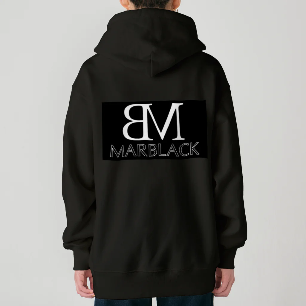 MARBLACK公式オンライングッズのMB MARBLACKロゴ ヘビーウェイトジップパーカー