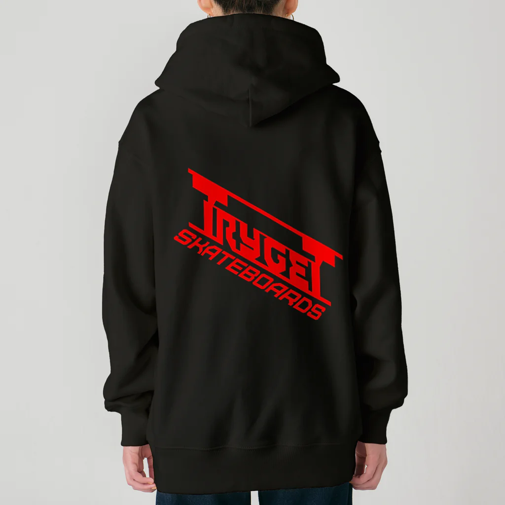 TRYGETサンプル実験中のTRYGET 黒　Ver2 Heavyweight Zip Hoodie