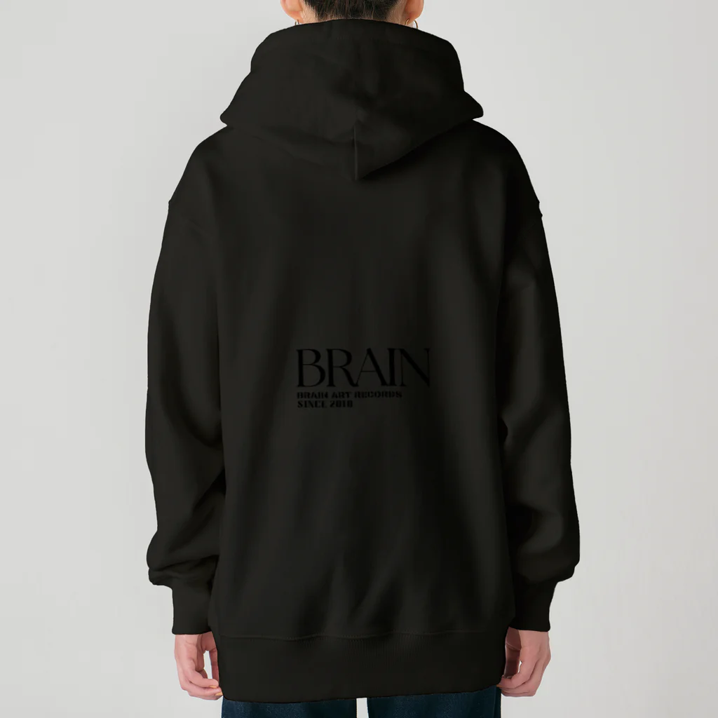 BRAIN ART RECORDSⒸの2023 A/W WEB SHOP limited Product Heavyweight Zip Hoodie