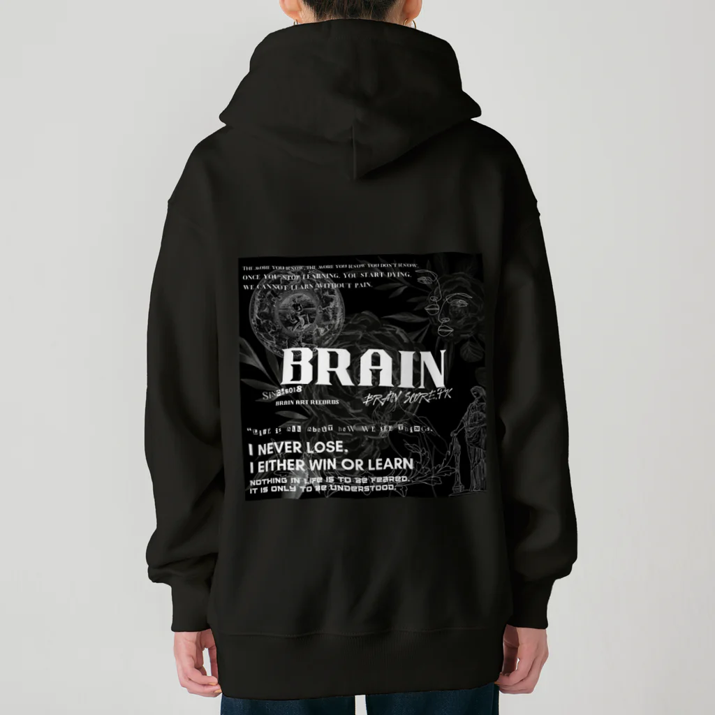 BRAIN ART RECORDSⒸのBRAIN ART RECORDS 2023 A/W WEB SHOP limited Product ヘビーウェイトジップパーカー