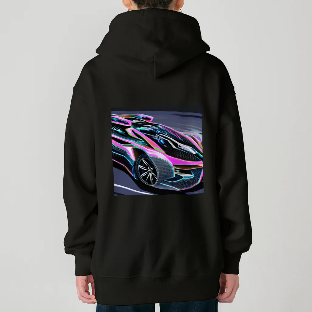 Moichi Designs Shop-2023のエレクトロスペクトラカー Heavyweight Zip Hoodie