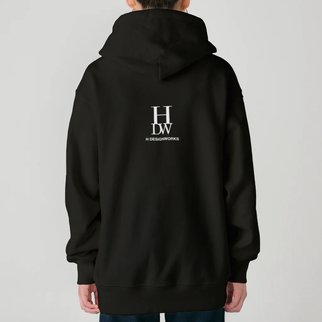 HDWの和鋏シロ Heavyweight Zip Hoodie