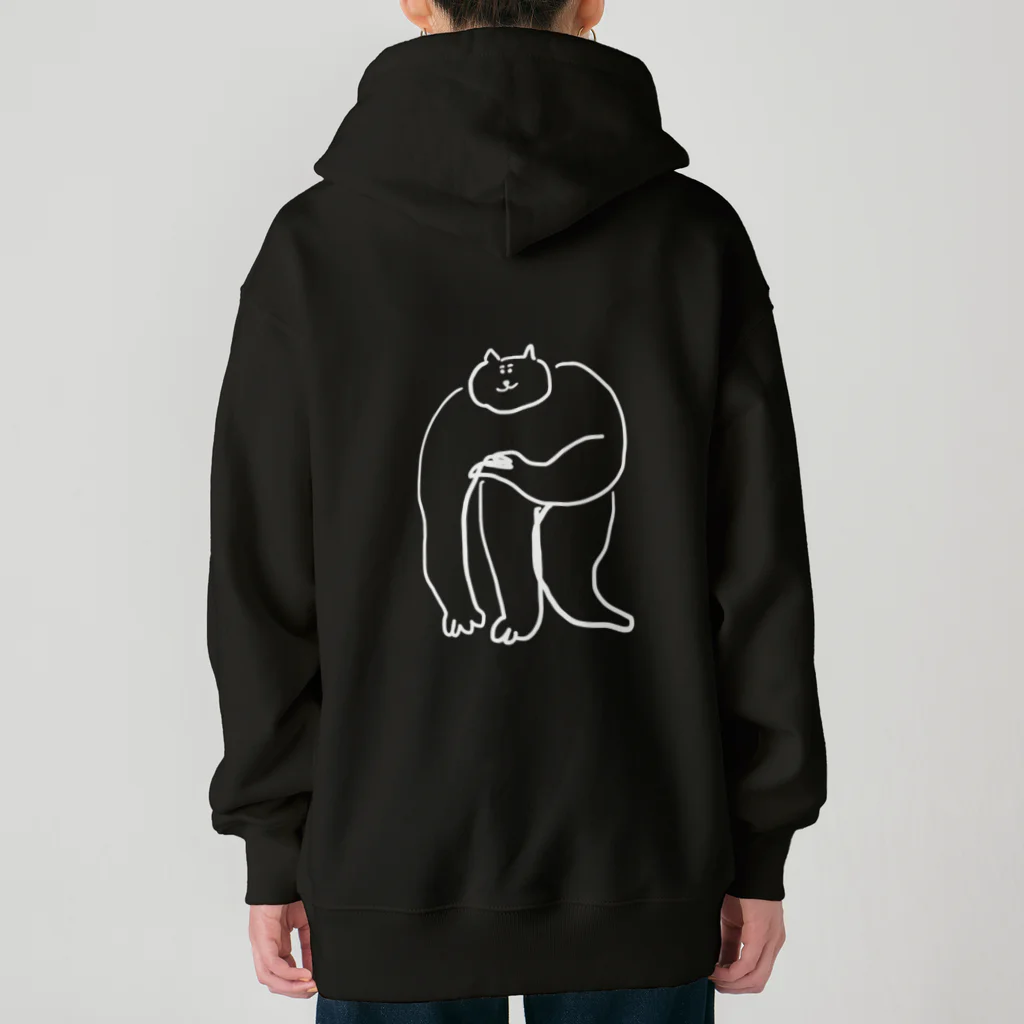 けちゃっぷごはんのお店の強そうな猫様 Heavyweight Zip Hoodie