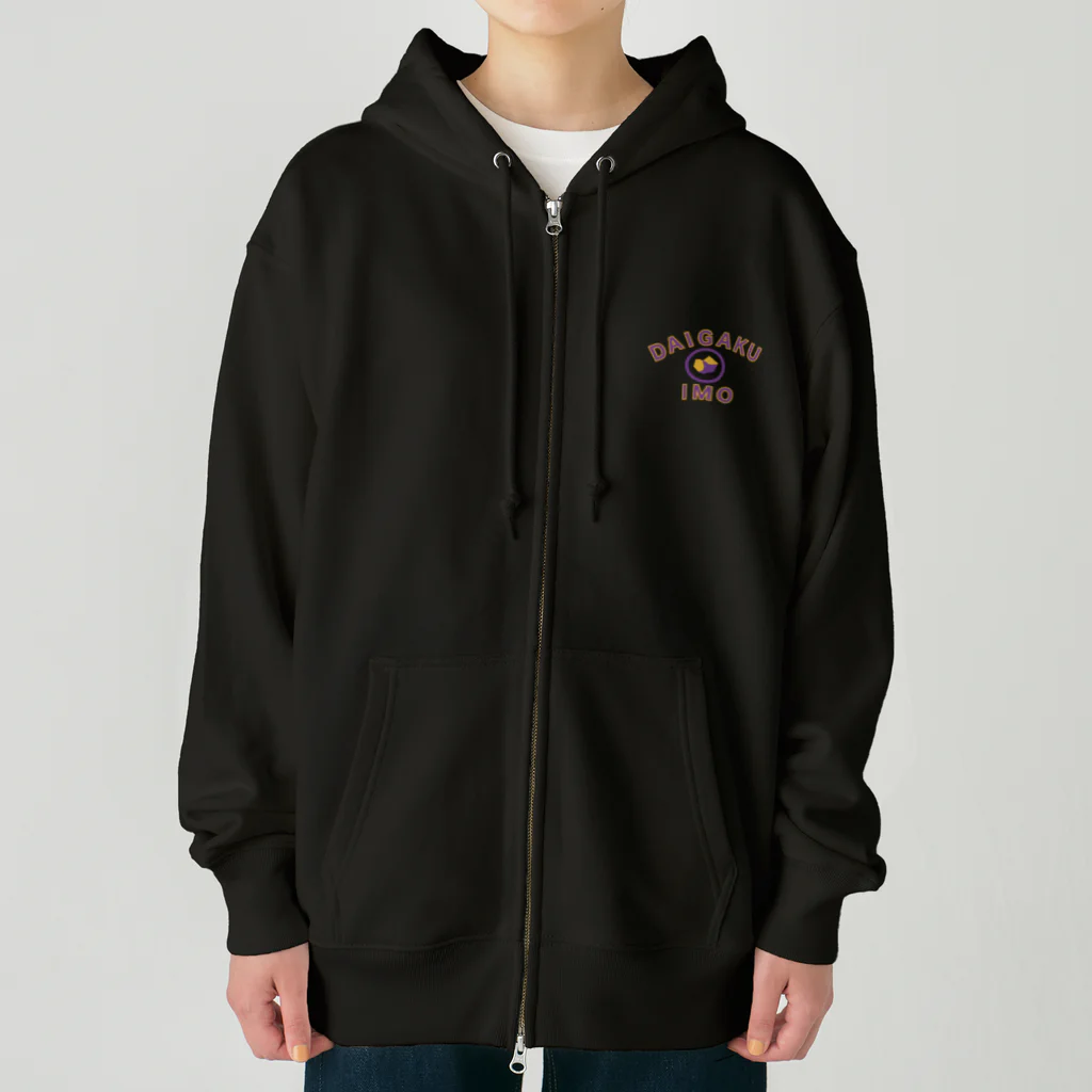 kuro-fukuのDAIGAKUIMO Heavyweight Zip Hoodie