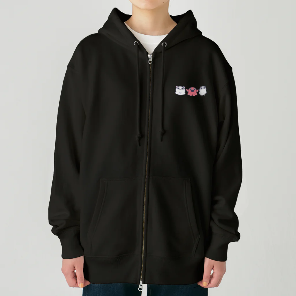 AKRFRIENDS グッズショップのもっちり３トリオ Heavyweight Zip Hoodie