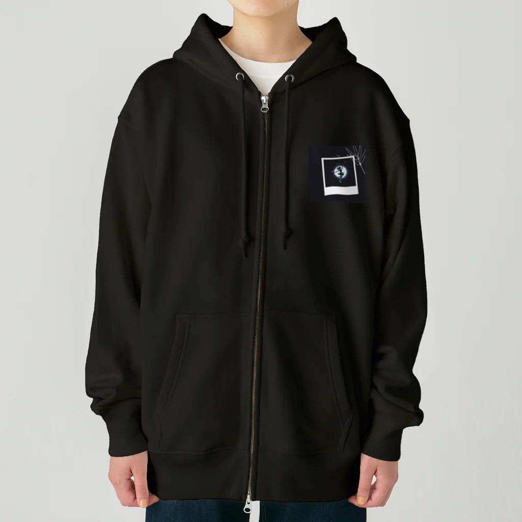 aoimocoのラブあんどピースで生きる子　photo Heavyweight Zip Hoodie