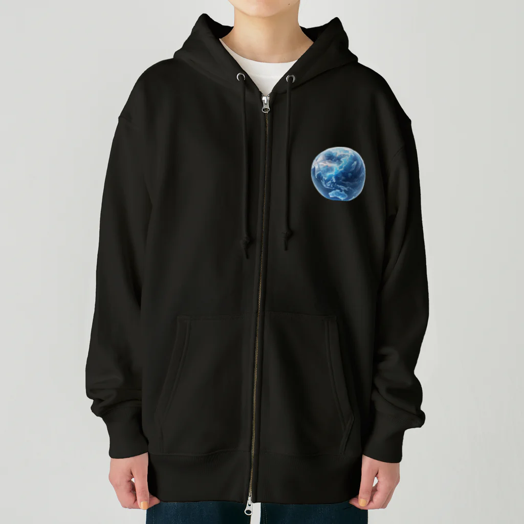 Ryoukaの地球_ガラス玉 Heavyweight Zip Hoodie