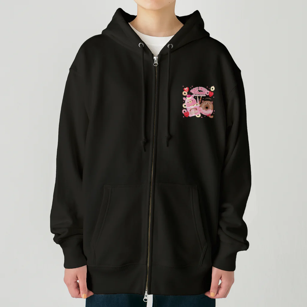 キラロマのFancy Sweets Street No.01 Heavyweight Zip Hoodie