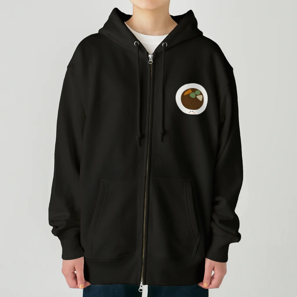 cotton-berry-pancakeのビーフシチューちゃん Heavyweight Zip Hoodie