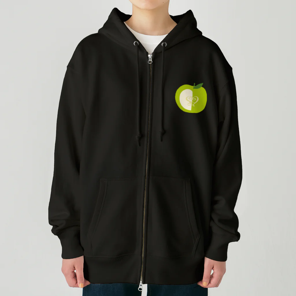 Atelier Pomme verte の青りんご's Heavyweight Zip Hoodie