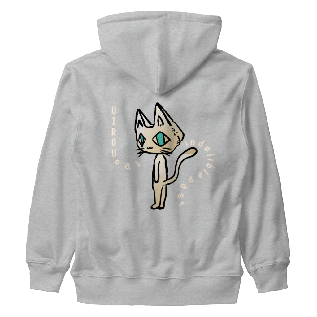 shi-chi Labo graph(詩一）のUIROU CAT Heavyweight Zip Hoodie