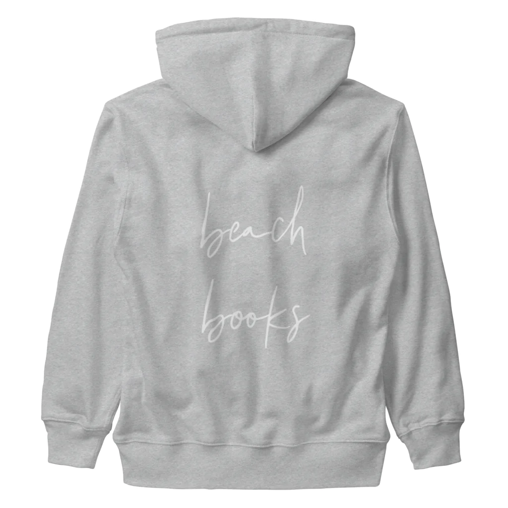 beach books NIGHTのbeach books zip up hoodie ヘビーウェイトジップパーカー