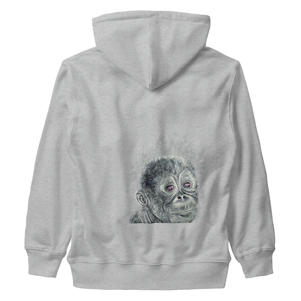 Owl's Dream　アウルズドリームのOrangutan Heavyweight Zip Hoodie