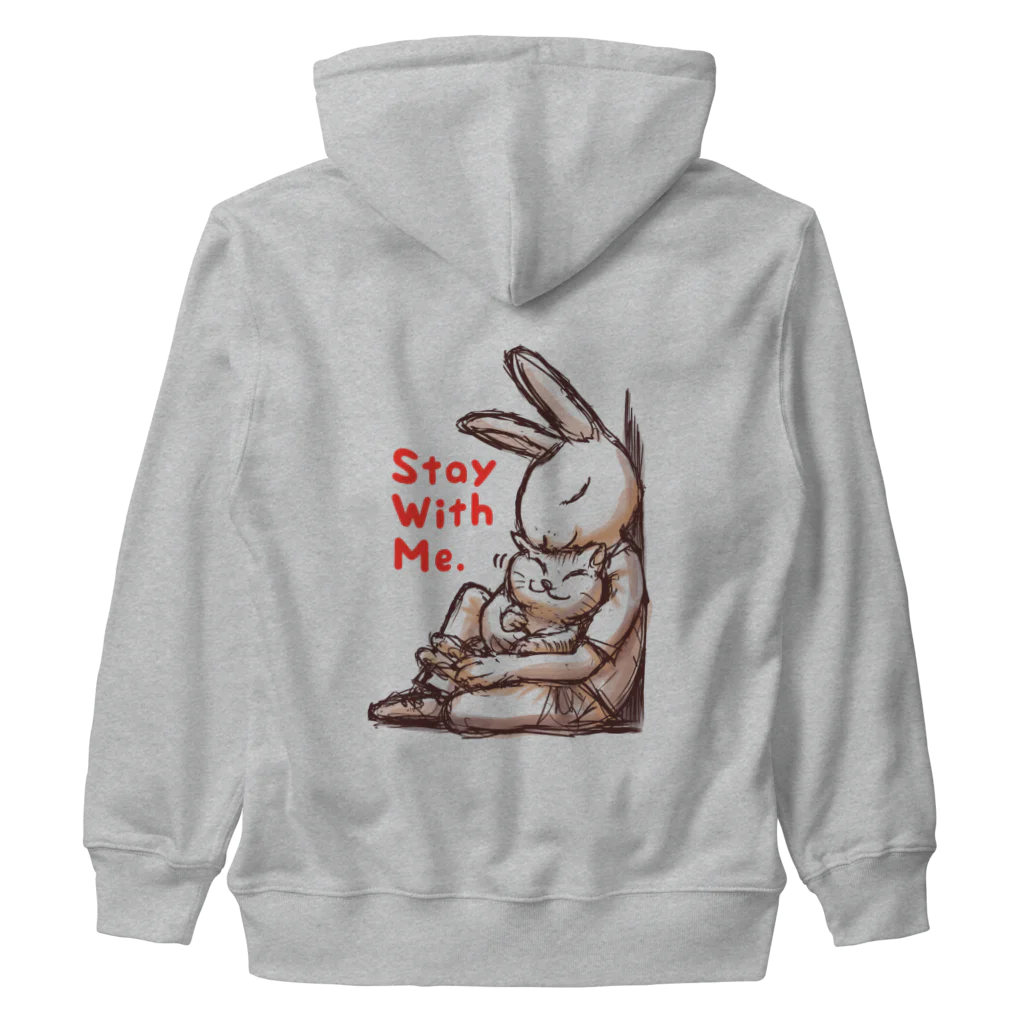 BeachBunnyのうさぎとねこ　Stay With Me Heavyweight Zip Hoodie