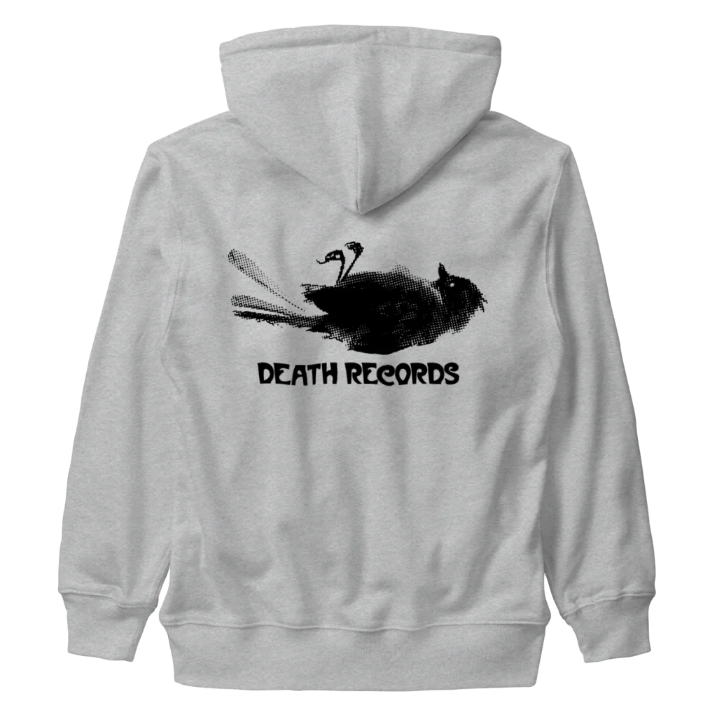 stereovisionのDEATH RECORDS Heavyweight Zip Hoodie