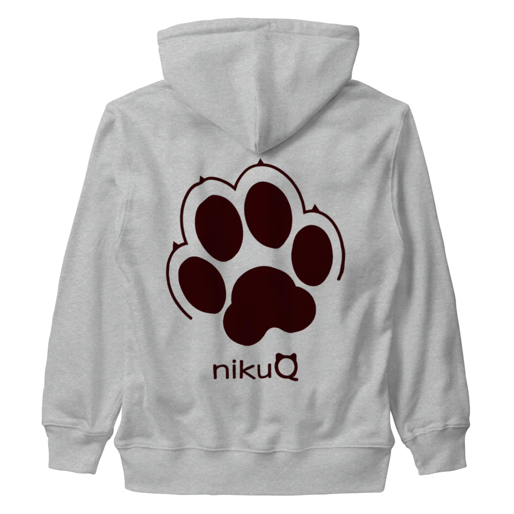 WebArtsの肉球をモチーフにしたオリジナルブランド「nikuQ」（犬タイプ）です Heavyweight Zip Hoodie