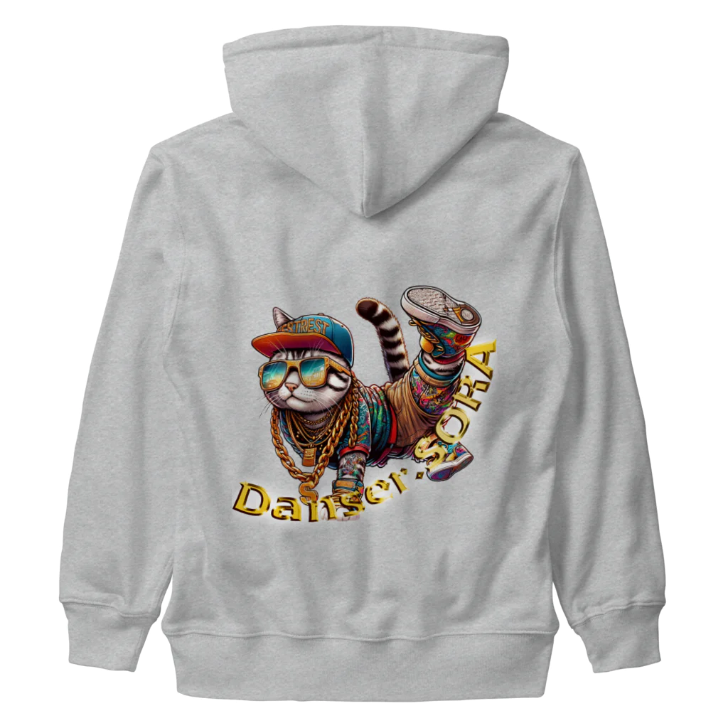 HIPHOPぬこ様のDanser.SORA(ダンサー・そら) Heavyweight Zip Hoodie