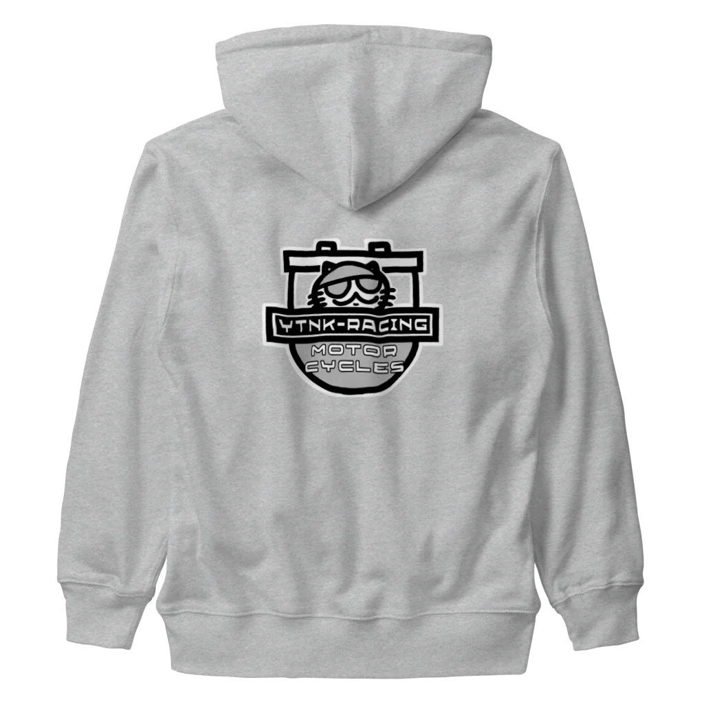 YUTANEKO公式ショップのYTNK-Racing motorcycle チームロゴA Heavyweight Zip Hoodie