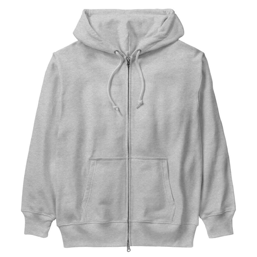 二子舎のたぬきケーキの食べ方 Heavyweight Zip Hoodie