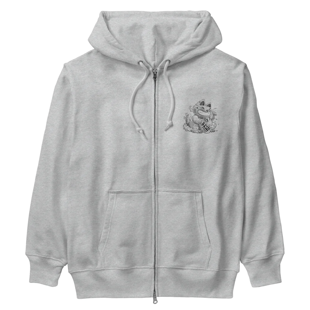 Fontaの招き猫 Heavyweight Zip Hoodie