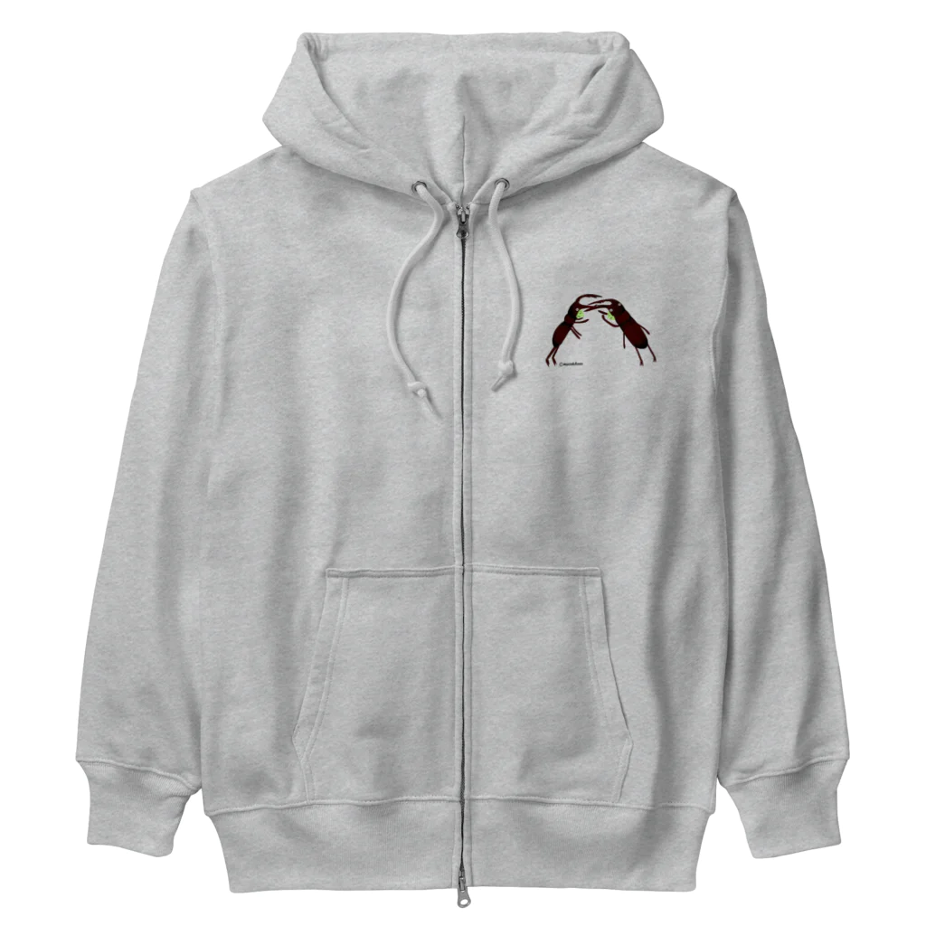 Illustrator Moca&Ram shopのクワレス Heavyweight Zip Hoodie