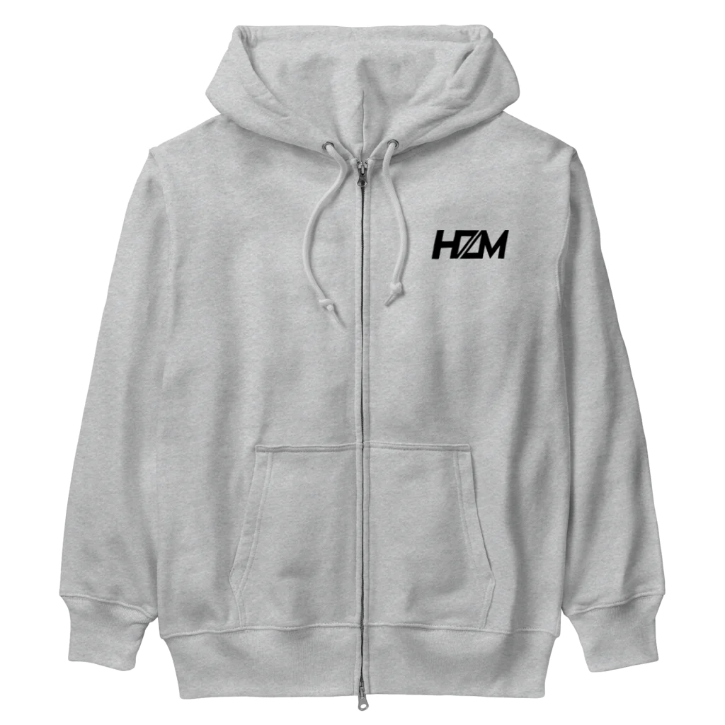 arkstrongの狭間ノ会ニューロゴHZM黒 Heavyweight Zip Hoodie