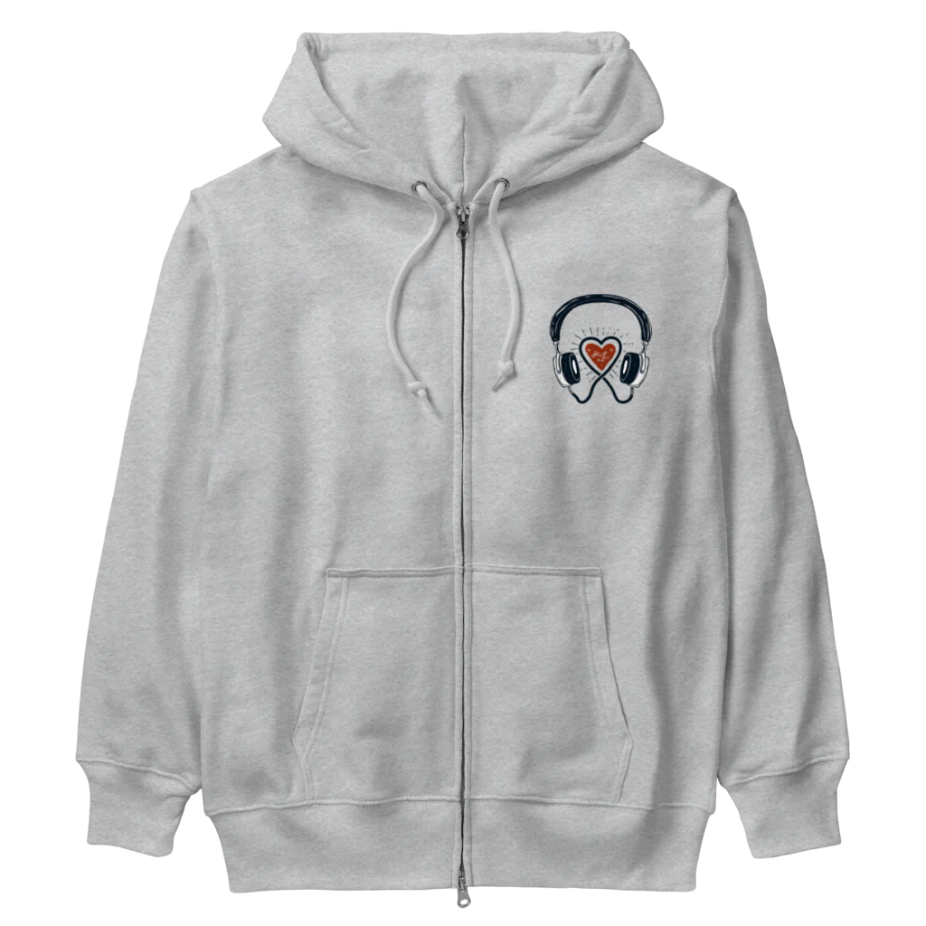 LOFT KEITHのハートビート Heavyweight Zip Hoodie