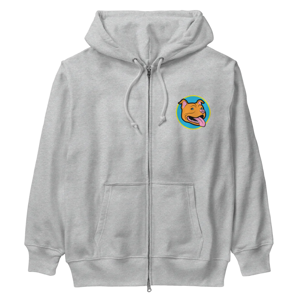 LONESOME TYPE ススのLove❤️Dogs（アメリカンピットブルテリア・オルタナティブ） Heavyweight Zip Hoodie