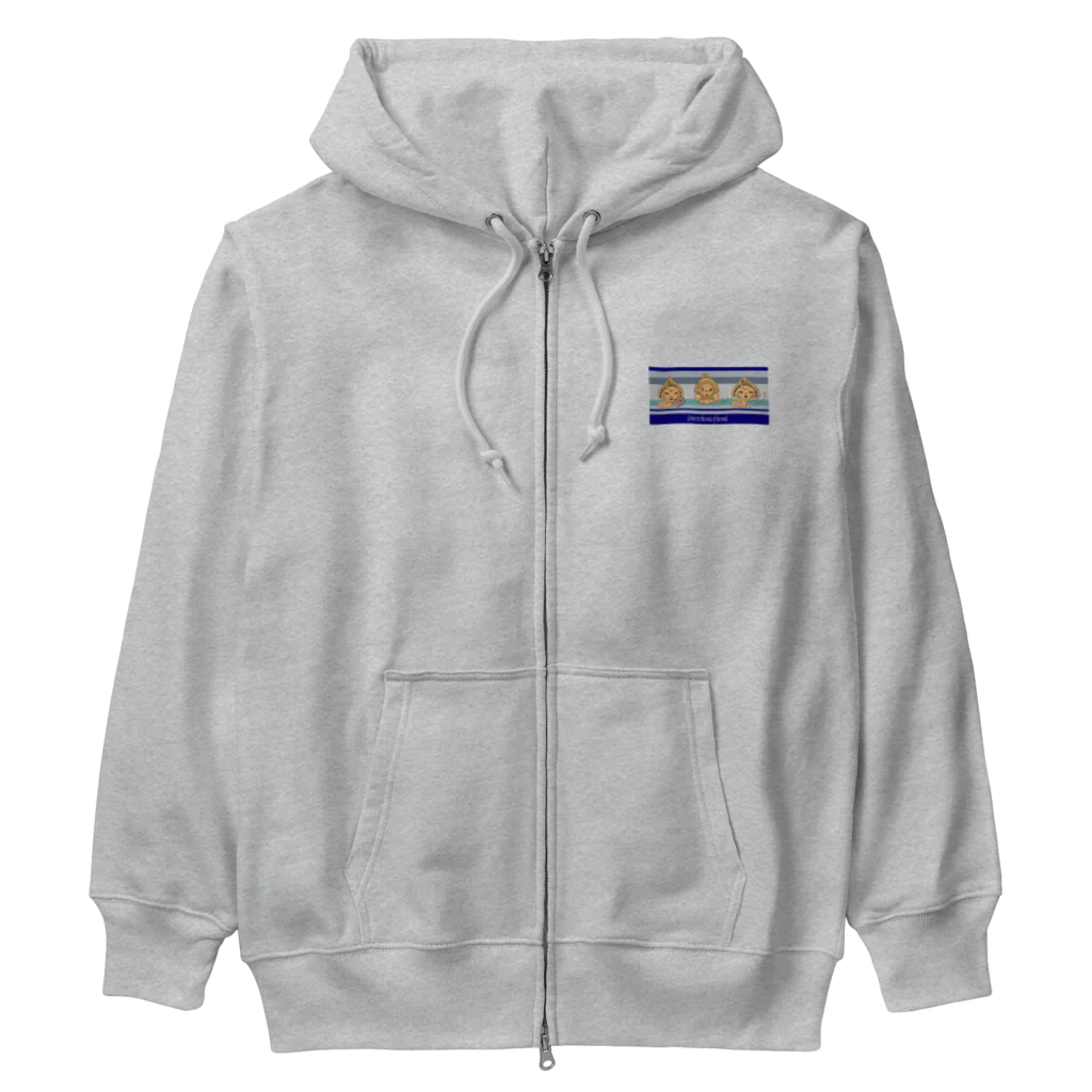 nachau7の土偶の静かな声6 Heavyweight Zip Hoodie