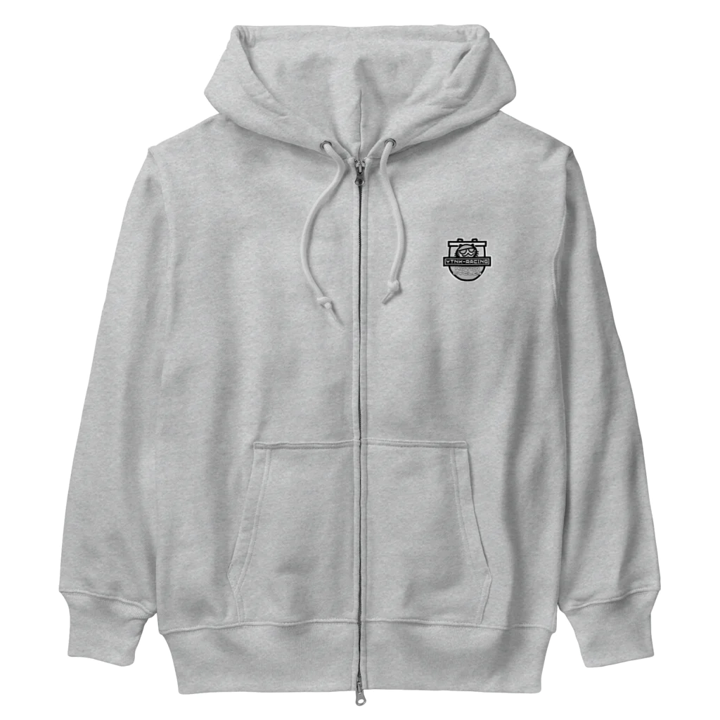 YUTANEKO公式ショップのYTNK-Racing motorcycle チームロゴA Heavyweight Zip Hoodie