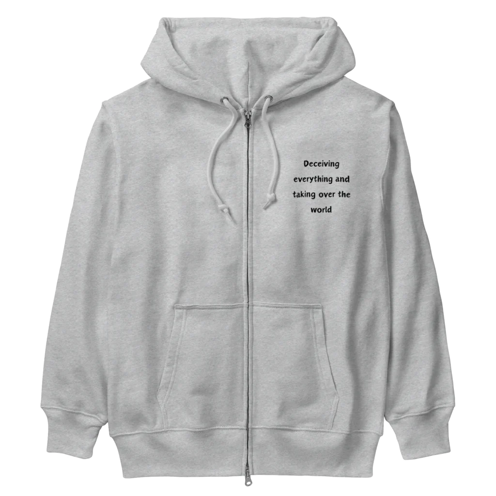 Sunlit HorizonのA lonely SAMURAI Heavyweight Zip Hoodie