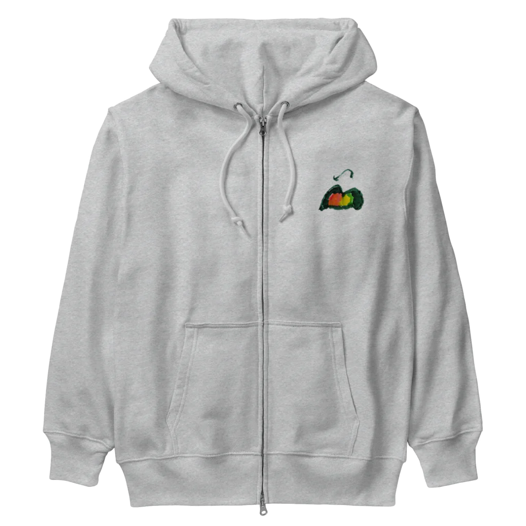 omoのカラフルなお茶 Heavyweight Zip Hoodie