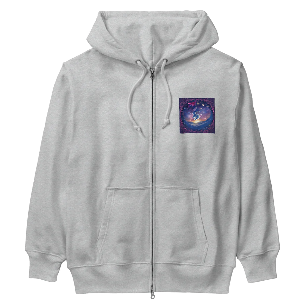 million-mindのうさぎの異世界冒険 Heavyweight Zip Hoodie