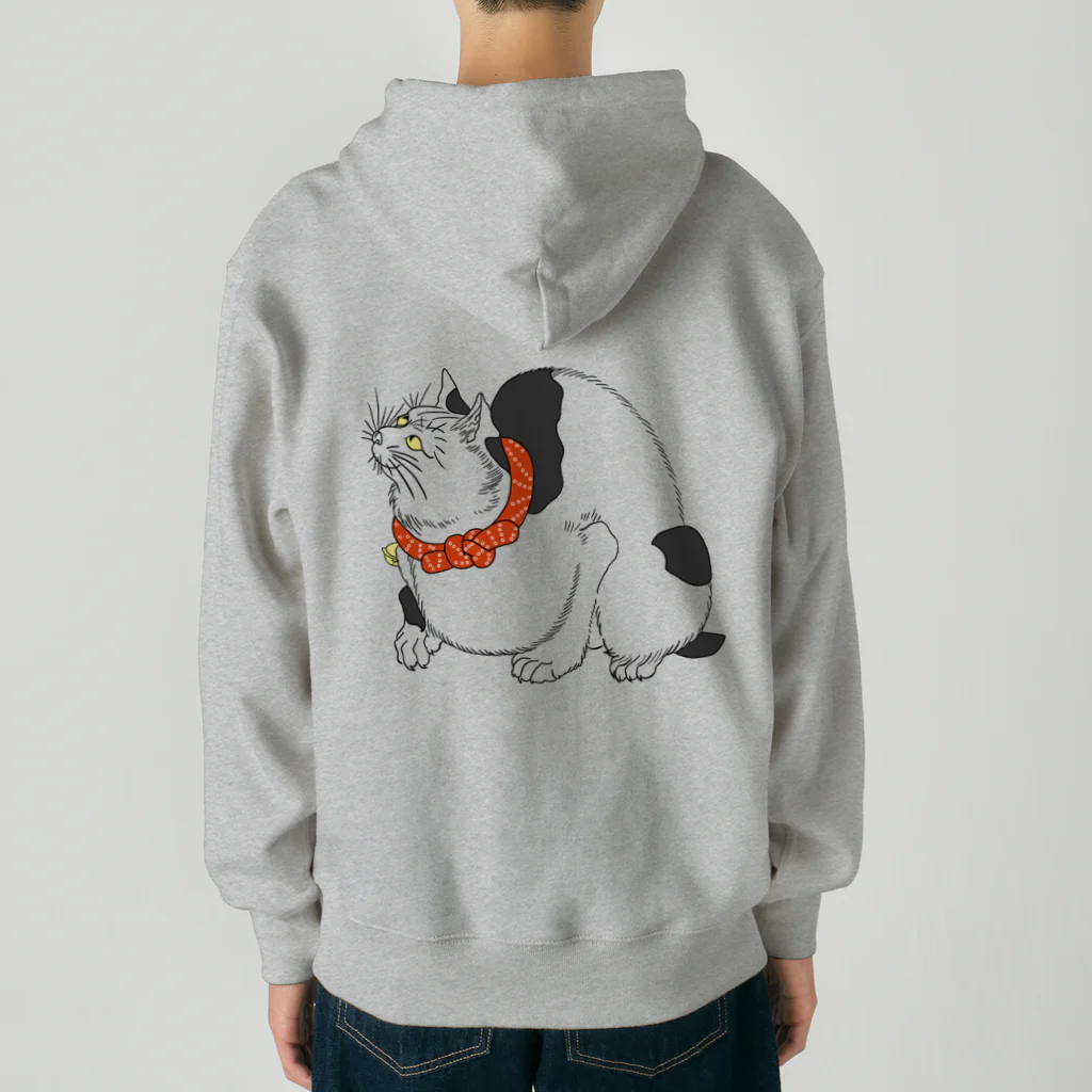 ねこ山うさぎの猫🐱 Heavyweight Zip Hoodie