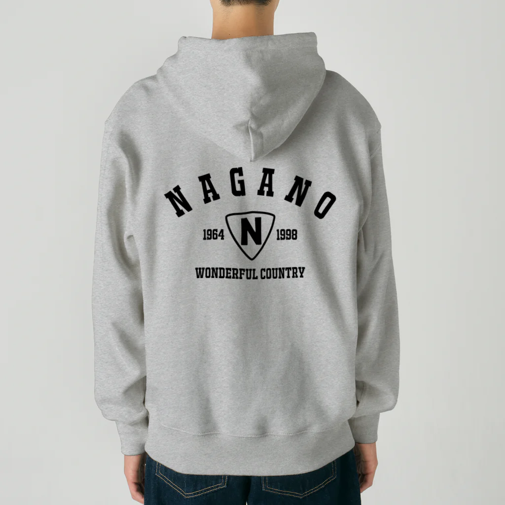 アージーのGO！ NAGANO！ Heavyweight Zip Hoodie