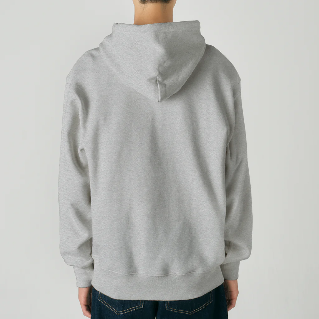 QUQU_WORKSのターゲットマーク ブラック Heavyweight Zip Hoodie