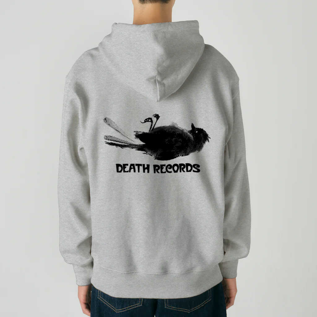 stereovisionのDEATH RECORDS Heavyweight Zip Hoodie