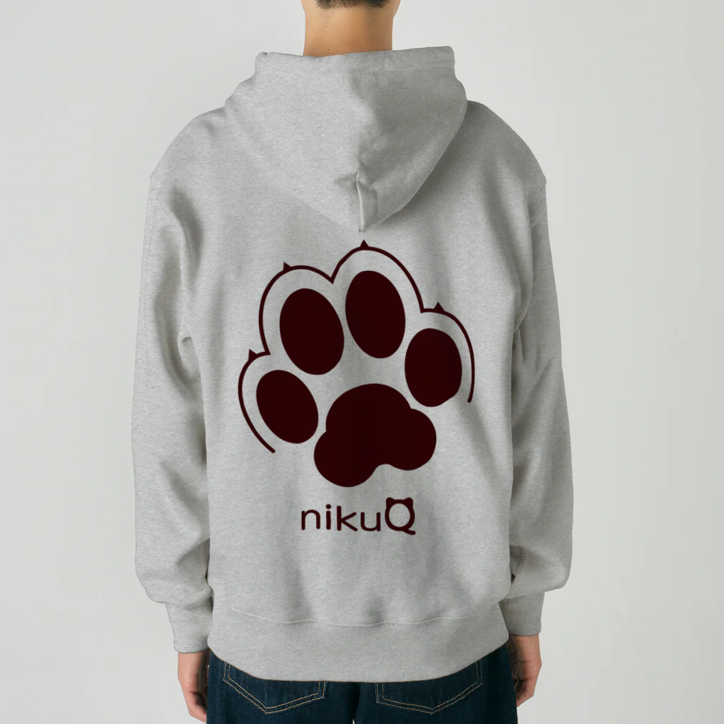 WebArtsの肉球をモチーフにしたオリジナルブランド「nikuQ」（犬タイプ）です Heavyweight Zip Hoodie