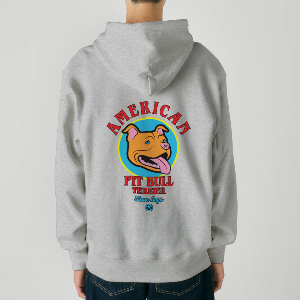 LONESOME TYPE ススのLove❤️Dogs（アメリカンピットブルテリア・オルタナティブ） Heavyweight Zip Hoodie